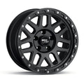 Rocktrix - RT110 - Black - Matte Black - 17" x 9", -12 Offset, 5x127 (Bolt pattern), 71.5mm HUB