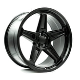 OE+ - D02 - Black - Satin Black - 20" x 10.5", 25 Offset, 5x115 (Bolt pattern), 71.5mm HUB