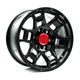 OE+ - TT01S - Black - Matte Black - 17" x 8", 15 Offset, 6x139.7 (Bolt pattern), 106.1mm HUB