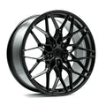 OE+ - BM05 - Black - Matte Black - 18" x 8", 25 Offset, 5x112 (Bolt pattern), 66.6mm HUB