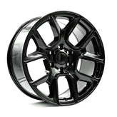 OE+ - TR01 - Black - Gloss Black - 20" x 9", 18 Offset, 6x139.7 (Bolt pattern), 78.1mm HUB