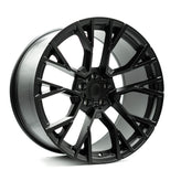 OE+ - BMX6 - Black - Matte Black - 21" x 9.5", 35 Offset, 5x112 (Bolt pattern), 66.6mm HUB