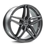 OE+ - AP2 - Gunmetal - Gloss Gunmetal - 18" x 8", 45 Offset, 5x112 (Bolt pattern), 66.5mm HUB