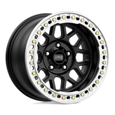 KMC Wheels - KM235 GRENADE CRAWL BEADLOCK - Black - Satin Black - 18" x 9", 10 Offset, 8x165.1 (Bolt pattern), 125.1mm HUB