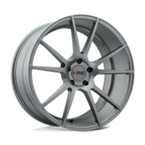 KMC Wheels - KM709 FLUX - Gunmetal - Charcoal - 20" x 8.5", 25 Offset, 5x112 (Bolt pattern), 66.56mm HUB