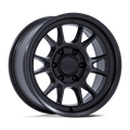 KMC Wheels - KM729 RANGE - Black - Matte Black - 17" x 8.5", -10 Offset, 5x127 (Bolt pattern), 71.5mm HUB