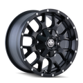 Mayhem - WARRIOR - Black - Matte Black - 20" x 9", 0 Offset, 8x165.1 (Bolt pattern), 130.8mm HUB