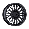 MSA Offroad Wheels - M50 CLUBBER - Black - Gloss Black - 14" x 7", 10 Offset, 4x137/156 (Bolt pattern), 110.1mm HUB