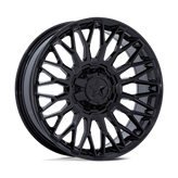MSA Offroad Wheels - M50 CLUBBER - Black - Matte Black Ddt - 14" x 7", 10 Offset, 4x137/156 (Bolt pattern), 110.1mm HUB