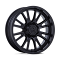 MSA Offroad Wheels - M51 THUNDERLIPS - Black - Matte Black - 20" x 7", 0 Offset, 4x137/156 (Bolt pattern), 110.1mm HUB