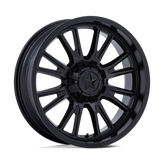 MSA Offroad Wheels - M51 THUNDERLIPS - Black - Matte Black - 14" x 7", 10 Offset, 4x137/156 (Bolt pattern), 110.1mm HUB