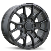 Replika - R269 - Gunmetal - Matte Gunmetal - 17" x 8.5", 30 Offset, 6x139.7 (Bolt pattern), 93.1mm HUB