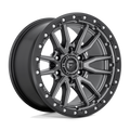 Fuel - D680 REBEL - Gunmetal - Matte Gun Metal Black Bead Ring - 22" x 9", 20 Offset, 6x135 (Bolt pattern), 87.1mm HUB