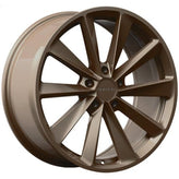 Ruffino Wheels - Reactor - Bronze - Satin Bronze - 19" x 8.5", 35 Offset, 5x114.3 (Bolt pattern), 73.1mm HUB - RUF561904