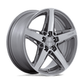 Niche - M270 TERAMO - Grey - Anthracite Brushed Face Tint Clear - 18" x 8", 30 Offset, 5x112 (Bolt pattern), 66.6mm HUB