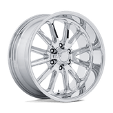 US MAG - UC145 RAMBLER 6 - Polished - Chrome Plated - 20" x 8", 1 Offset, 6x139.7 (Bolt pattern), 106.1mm HUB