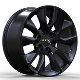 RTX Wheels - GM-05 - Black - Gloss Black - 20" x 9", 28 Offset, 6x139.7 (Bolt pattern), 78.1mm HUB