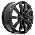 RTX Wheels - TS-01 - Black - Gloss Black - 18" x 8.5", 35 Offset, 5x114.3 (Bolt pattern), 64.10mm HUB