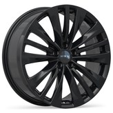 RTX Wheels - TY-02 - Black - Gloss Black - 20" x 8", 35 Offset, 5x114.3 (Bolt pattern), 60.1mm HUB