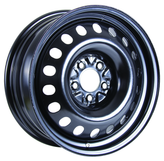 RTX Wheels - Steel Wheel - Black - 16" x 6.5", 60 Offset, 5x160 (Bolt pattern), 65.1mm HUB