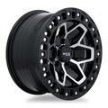 RTX Wheels - Zion - Black - Gloss Black Machined - 17" x 9", 15 Offset, 6x114.3 (Bolt pattern), 66.10mm HUB