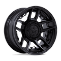 XD Series - XD871 SLASH - Black - Matte Black - 20" x 10", -18 Offset, 5x127/139.7 (Bolt pattern), 78.1mm HUB