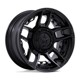 XD Series - XD871 SLASH - Black - Matte Black - 20" x 10", -18 Offset, 6x135/139.7 (Bolt pattern), 106.1mm HUB