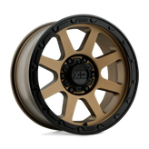 XD Series - XD134 ADDICT 2 - Bronze - Matte Bronze Matte Black Lip - 18" x 8.5", 0 Offset, 8x170 (Bolt pattern), 125.1mm HUB