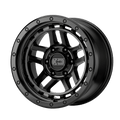 XD Series - XD140 RECON - Black - Satin Black - 17" x 9", -12 Offset, 5x127 (Bolt pattern), 78.1mm HUB