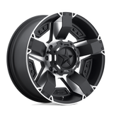 XD Series - XD811 ROCKSTAR II - Black - Matte Black Machined - 18" x 9", 30 Offset, 6x135/139.7 (Bolt pattern), 100.3mm HUB