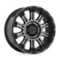 XD Series - XD829 HOSS II - Black - Satin Black Machined Gray Tint - 20" x 9", -12 Offset, 6x135 (Bolt pattern), 87.1mm HUB