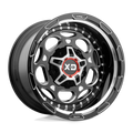 XD Series - XD837 DEMODOG - Black - Gloss Black Milled - 20" x 10", -18 Offset, 8x165.1 (Bolt pattern), 125.1mm HUB