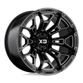 XD Series - XD841 BONEYARD - Black - Gloss Black Milled - 18" x 10", -18 Offset, 5x127 (Bolt pattern), 71.5mm HUB