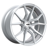 XO Luxury Wheels - VERONA - Silver - Matte Silver - 20" x 10.5", 42 Offset, 5x120 (Bolt pattern), 72.56mm HUB