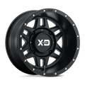 XD Powersports - XS128 MACHETE - Black - Satin Black - 14" x 7", 35 Offset, 4x137 (Bolt pattern), 112.1mm HUB