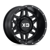 XD Powersports - XS128 MACHETE - Black - Satin Black - 14" x 7", 35 Offset, 4x137 (Bolt pattern), 112.1mm HUB