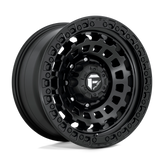 Fuel - D633 ZEPHYR - Black - Matte Black - 17" x 8.5", 34 Offset, 5x120 (Bolt pattern), 66.1mm HUB