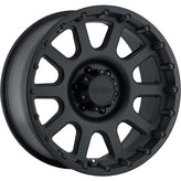 Pro Comp - PA32 BANDIDO - Black - Flat Black - 16" x 8", 0 Offset, 8x165.1 (Bolt pattern), 130.8mm HUB