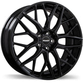 Fast Wheels - Vybz - Black - Gloss Black - 19" x 8.5", 40 Offset, 5x114.3 (Bolt pattern), 72.6mm HUB