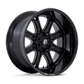 Fuel - DARKSTAR - Black - Gloss Black Milled - 20" x 9", 1 Offset, 6x114.3/139.7 (Bolt pattern), 78.1mm HUB