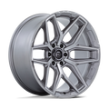 Fuel - FLUX - Gunmetal - Platinum - 18" x 9", 30 Offset, 6x139.7 (Bolt pattern), 106.1mm HUB