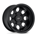 Pro Comp - PA69 VINTAGE - Black - Flat Black - 16" x 8", 0 Offset, 8x165.1 (Bolt pattern), 130.8mm HUB