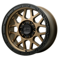 XD Series - XD135 GRENADE OR - Bronze - Matte Bronze Matte Black Lip - 18" x 8.5", 0 Offset, 5x127 (Bolt pattern), 78.1mm HUB