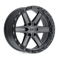 Black Rhino - HENDERSON - Black - Gun Black with Black Ring - 20" x 9.5", 0 Offset, 6x135 (Bolt pattern), 87.1mm HUB