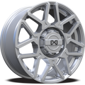 Wildland - Cyclone - Silver - 17" x 8", 35 Offset, 5x114.3 (Bolt pattern), 72.6mm HUB