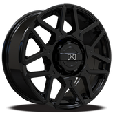 Wildland - Cyclone - Black - Gloss Black - 17" x 8", 35 Offset, 5x120/108 (Bolt pattern), 72.6mm HUB