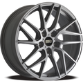 Euro Design - Tech - Gunmetal - Matte Gunmetal - 20" x 8.5", 30 Offset, 5x112 (Bolt pattern), 66.6mm HUB