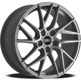 Euro Design - Tech - Gunmetal - Matte Gunmetal - 20" x 8.5", 30 Offset, 5x112 (Bolt pattern), 66.6mm HUB