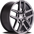 Euro Design - Forza - Gunmetal - Matte Gunmetal - 19" x 8.5", 30 Offset, 5x112 (Bolt pattern), 66.6mm HUB