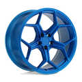 XO Luxury Wheels - HELSINKI - Electric Blue - 22" x 10.5", 42 Offset, 5x120 (Bolt pattern), 76.1mm HUB